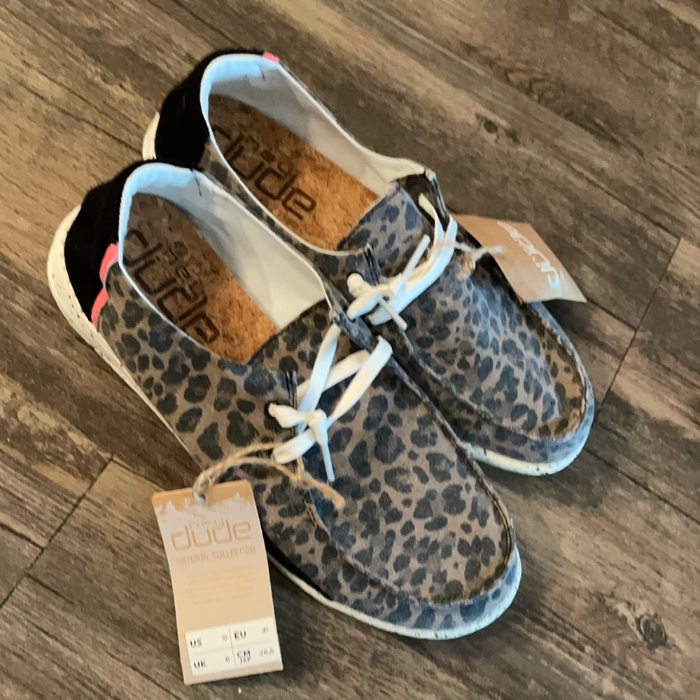 Hey Dude Leopard Size 10 NWT